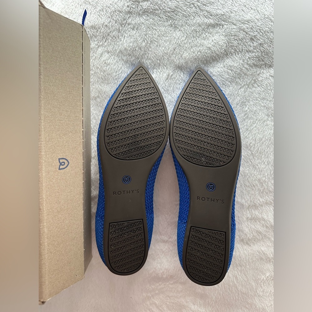 Rothy’s The Point Flats Lazuli Size 7 - Picture 3 of 5